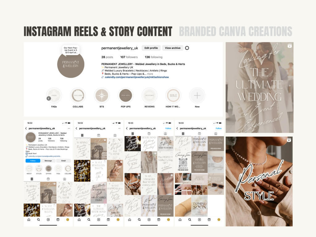 Social media content examples for small business